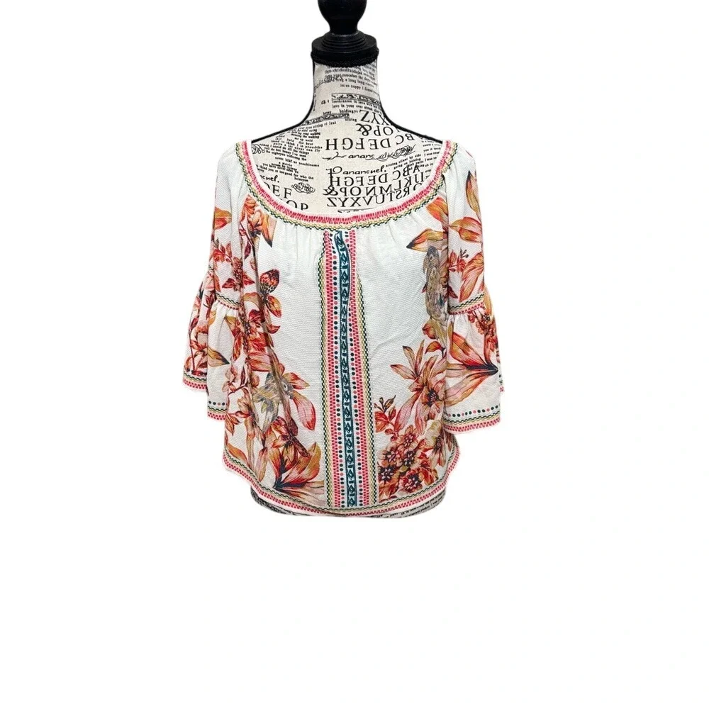 Jealous Tomato Multicolor Floral Blouse